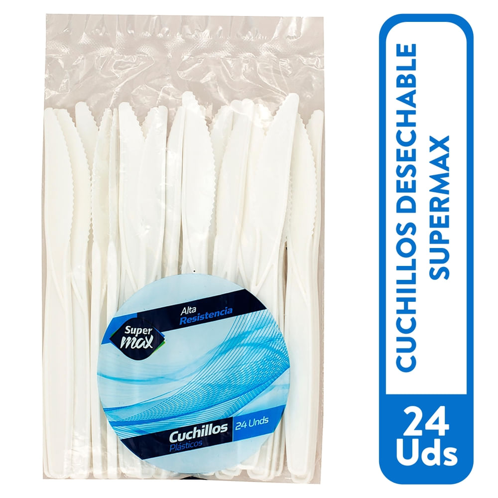 Cuchillo Supermax Desechable- 24 Unidades