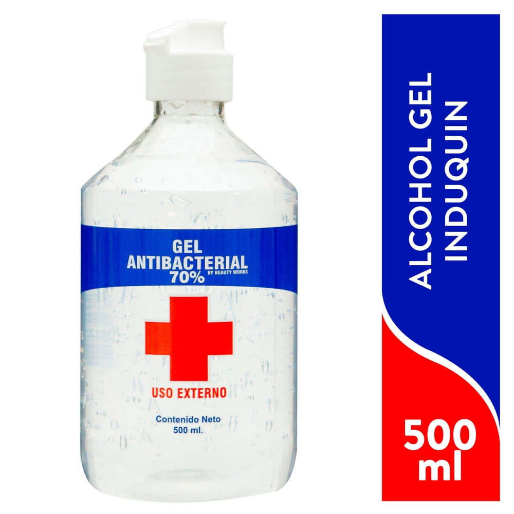 Alcohol Gel Induquin - 500ml-Precio indicado por alcohol en gel