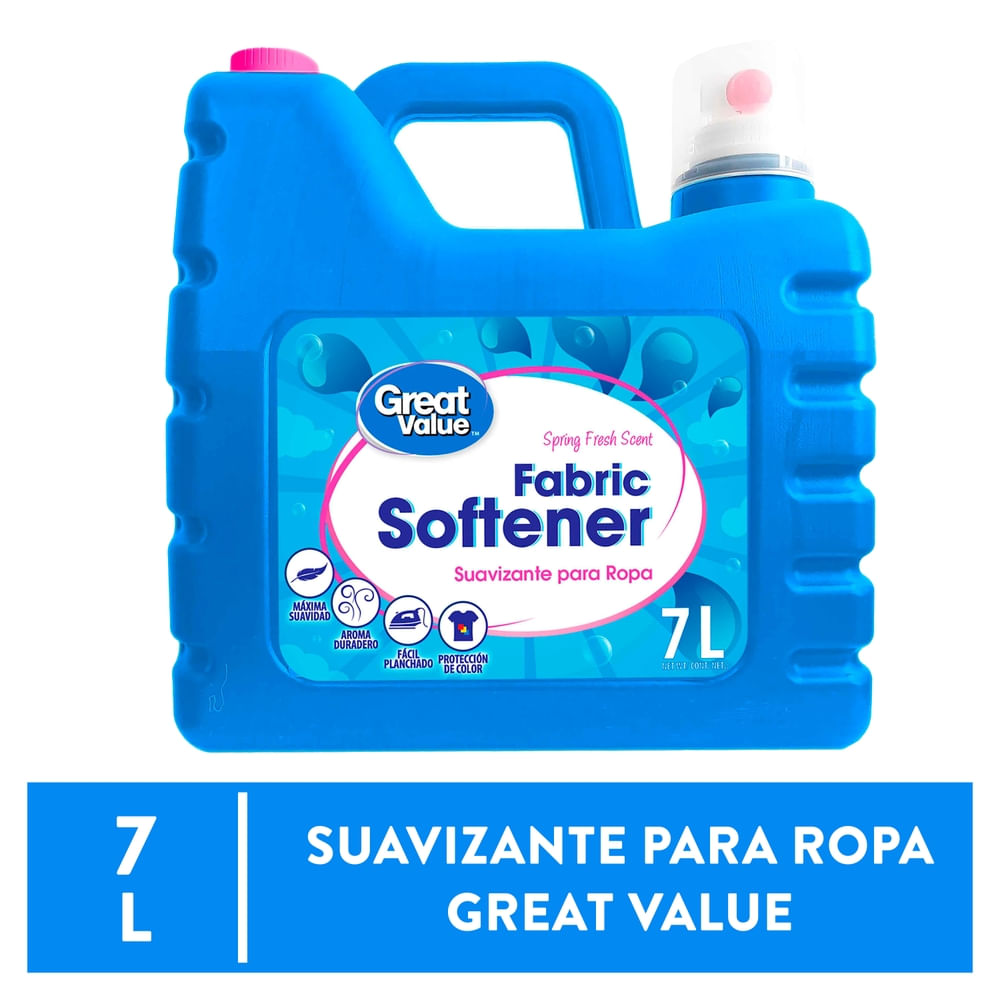 Suavizante Great Value Cuidado Avanzado Aroma Spring Breeze - 7000 ml
