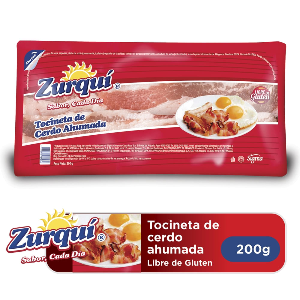 Tocineta Zurqui 200 g