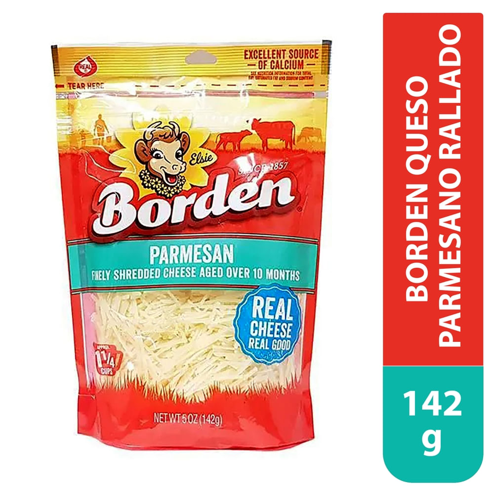 Queso Parmesano Borden Rallado  - 142 g