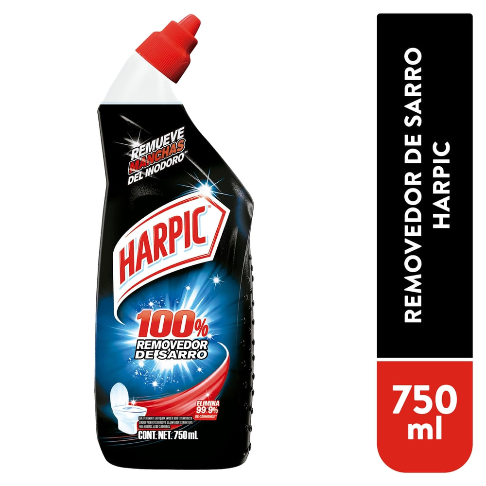 Limpiador De Sanitarios Harpic Removedor De Sarro 100% - 750ml