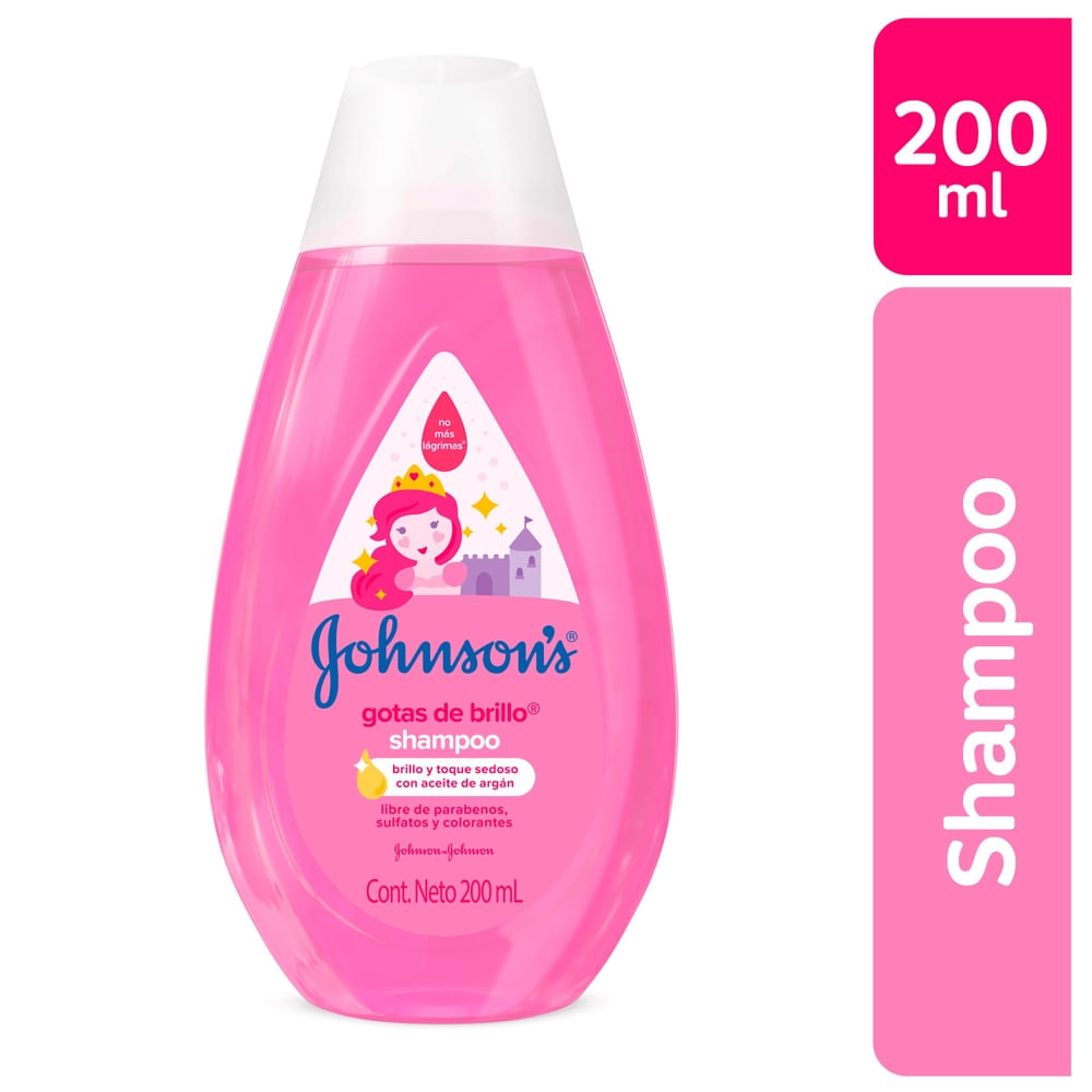 Shampoo Infantil Johnson's Gotas de Brillo - 200 ml