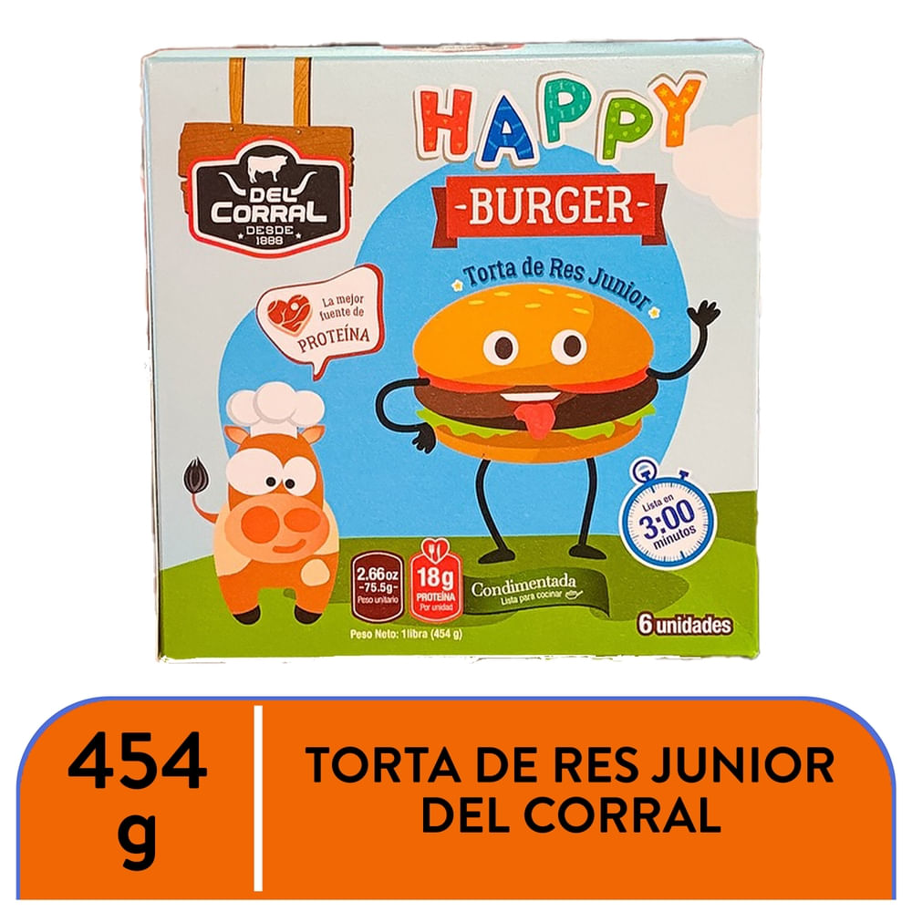 Torta Del Corral De Hamburguesa - 454 g