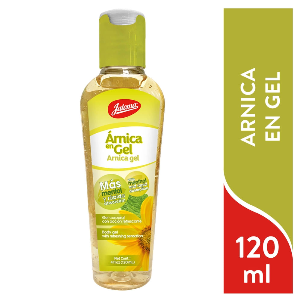 Gel De Arnica Jaloma - 120 ml-Precio indicado por crema especializada