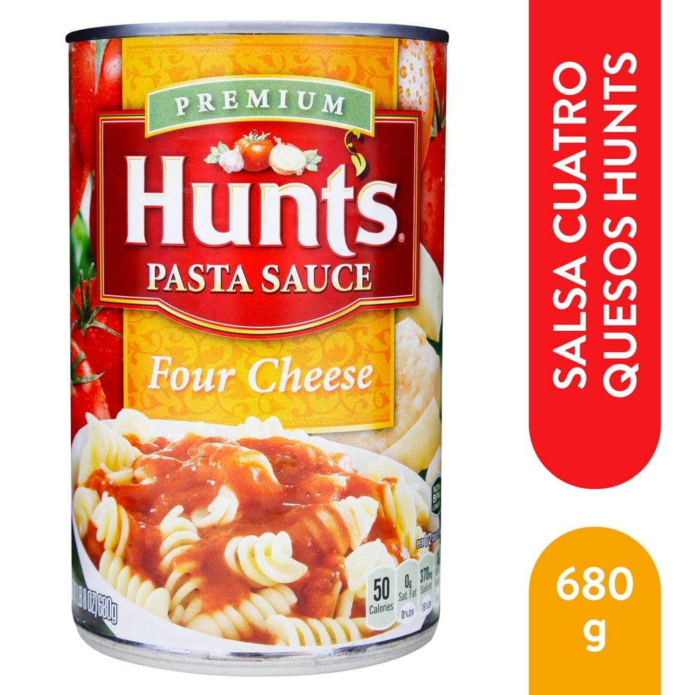 Salsa Spaghetti Four Cheese Hunts 680gr