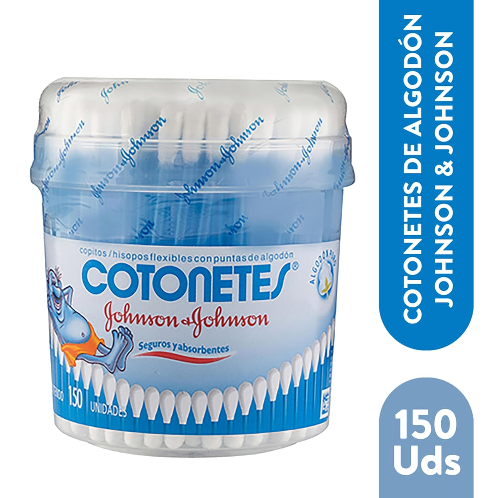 Hisopos Johnson N Johnson Frasco 150 Unidades-Precio indicado por hisopo 100/300 und