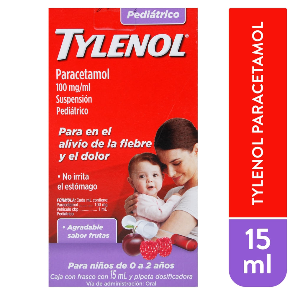 Tylenol Susp Gotas Cereza 15 Ml-Precio indicado por suspension ninos