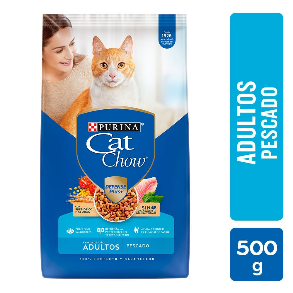 Comida para gatos Purina Cat Chow adulto pescado 500 g
