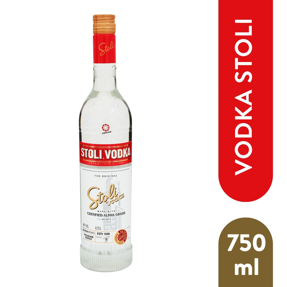 Vodka Stolichnaya premium el original - 750 ml