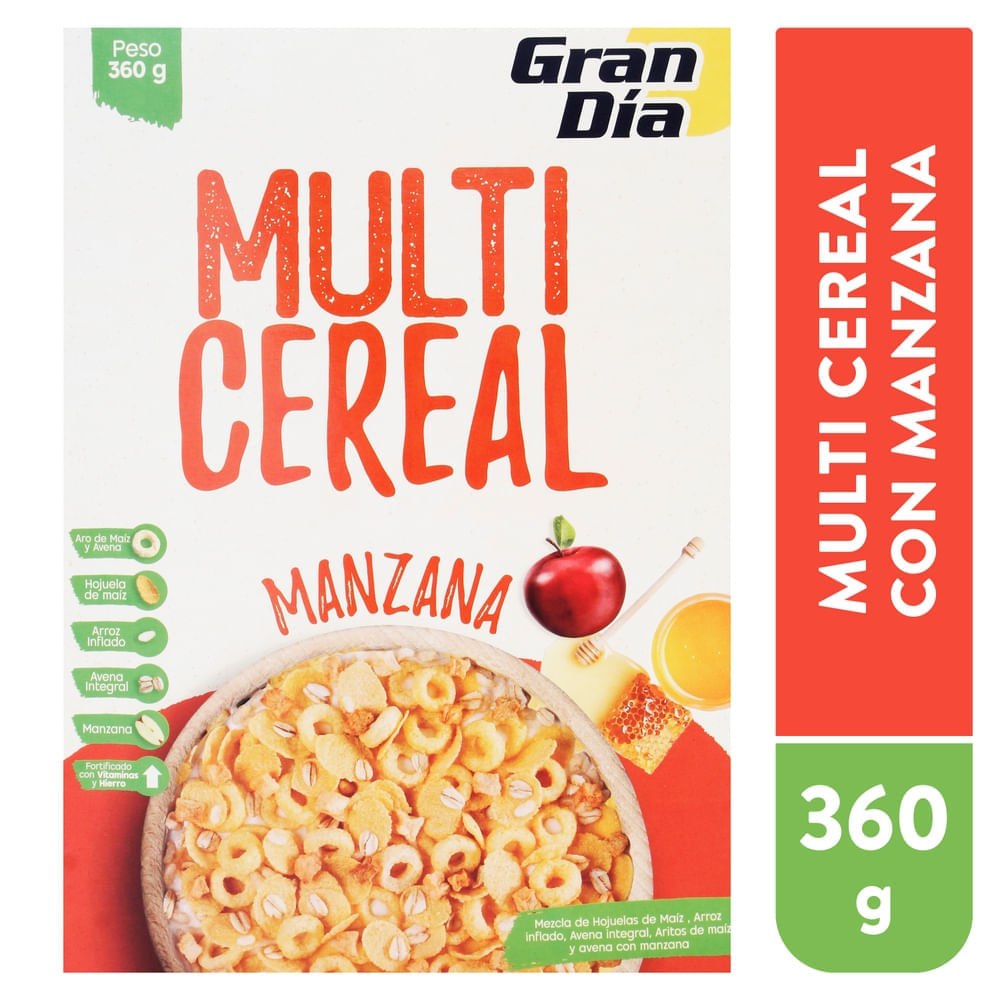 Multicereal Manzana Gran Día - 360 g