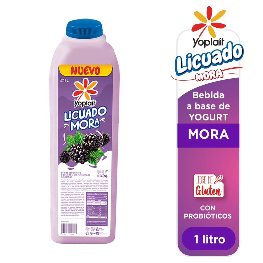 Yogurt líquido Yoplait para beber mora - 1 L