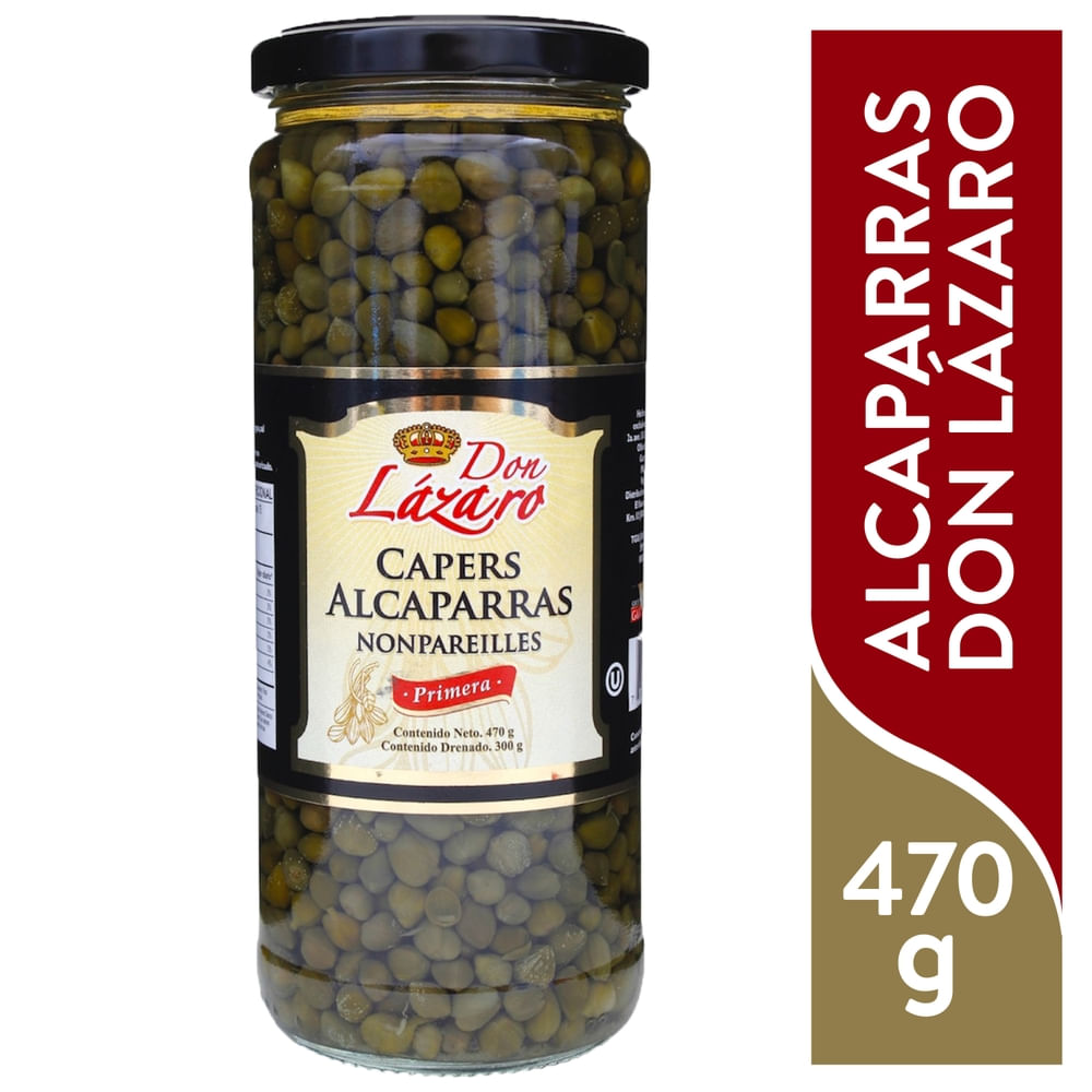 Alcaparras Don Lázaro nonpareilles - 470 g