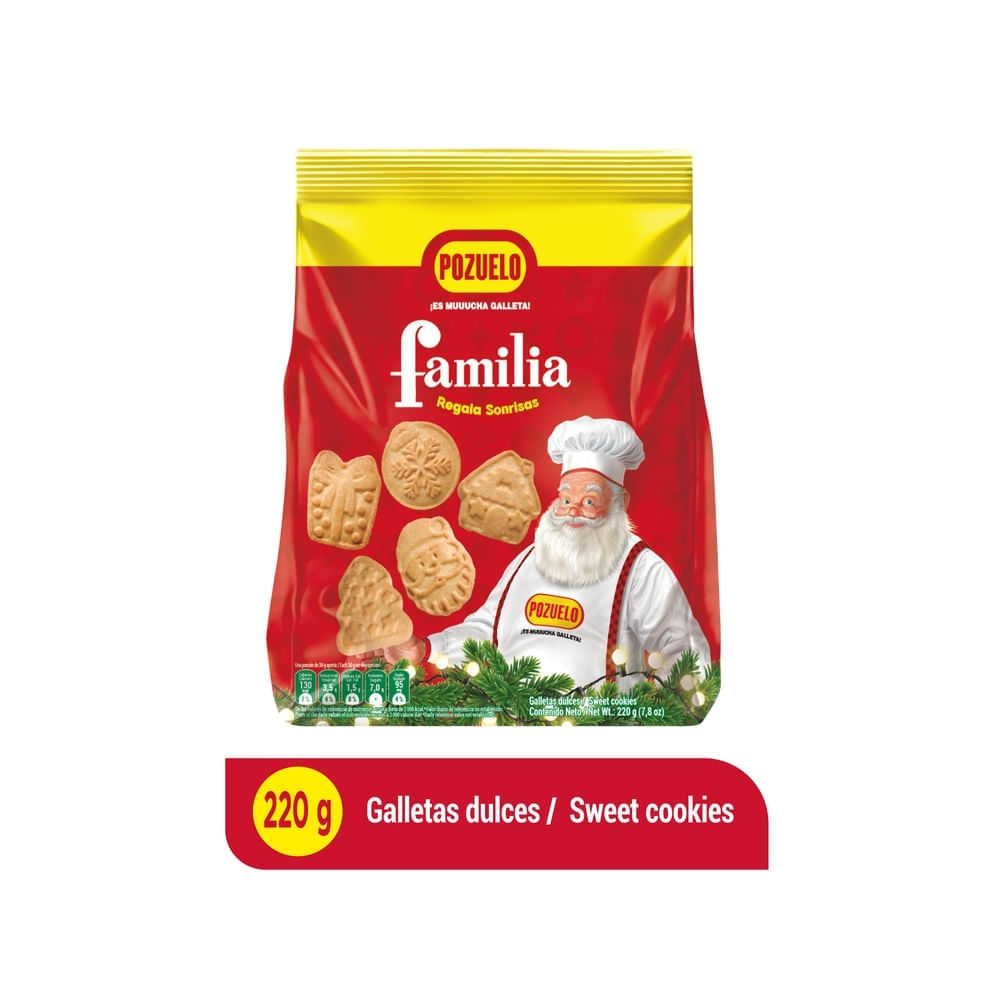 Galleta Pozuelo Familia Navidad - 220 g