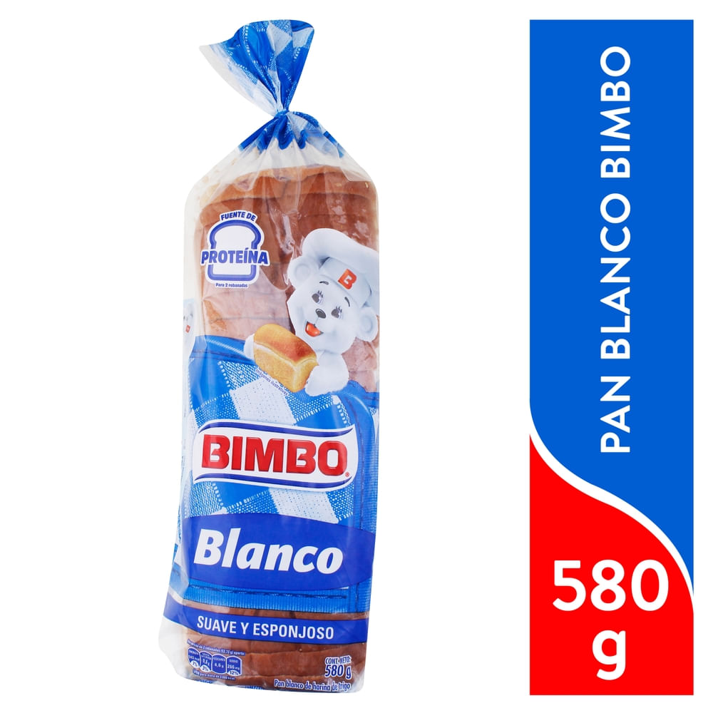 Pan blanco Bimbo - 580 g