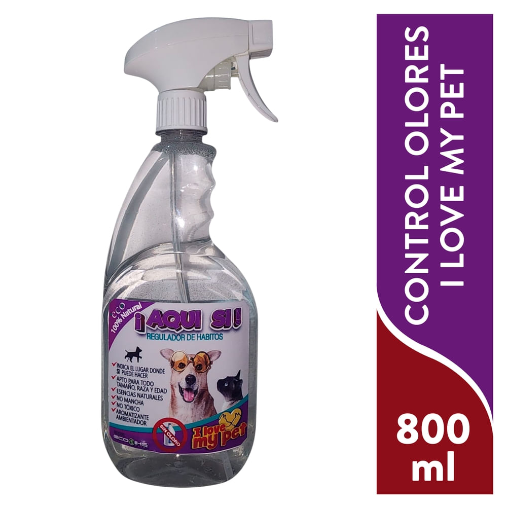 Entrenador de mascotas I Love My Pet ¡Aquí si! 100% natural - 800 ml