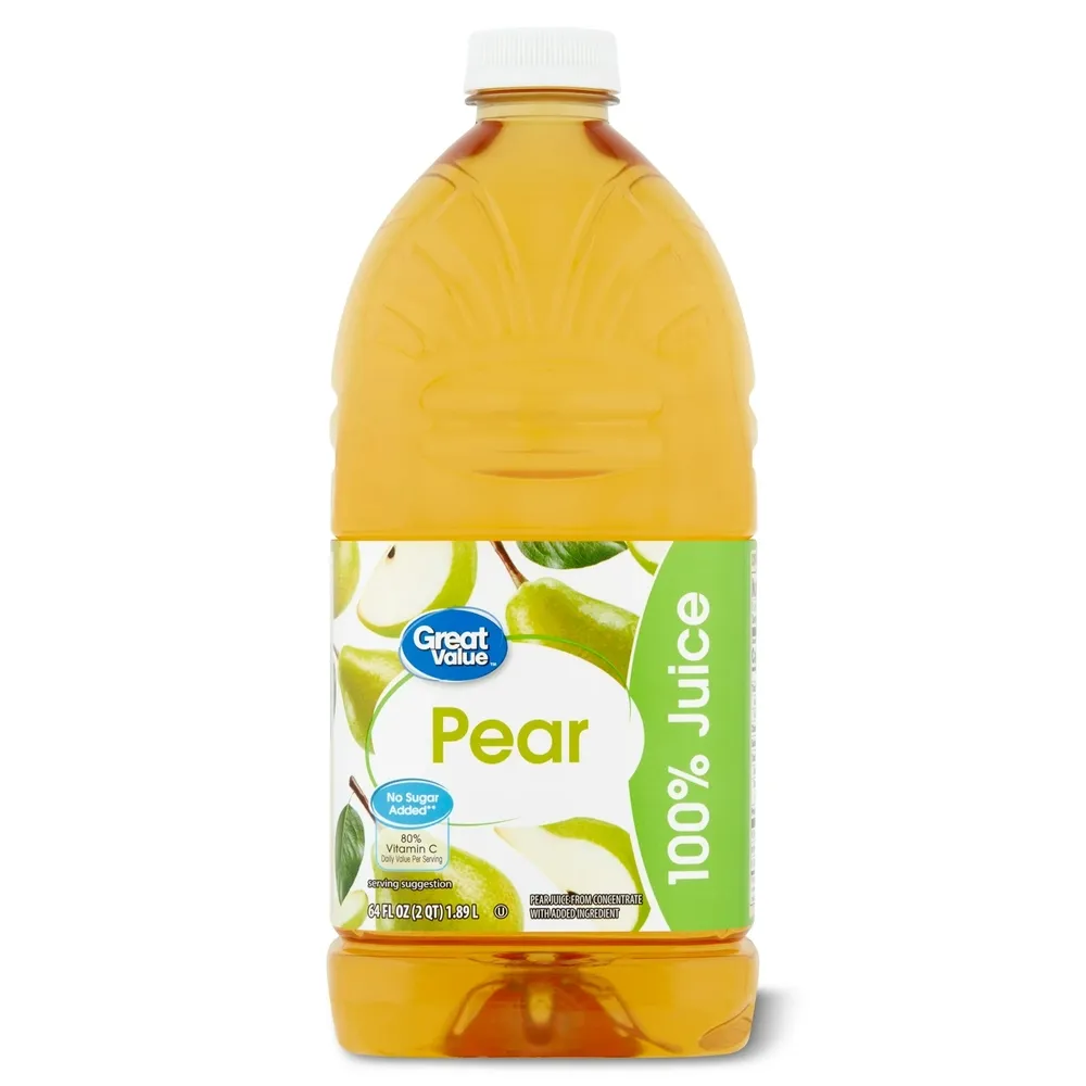 Jugo Great Value de pera - 1890 ml