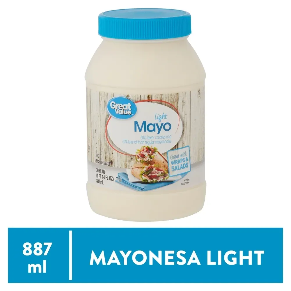 Mayonesa Great Value Light - 887 ml