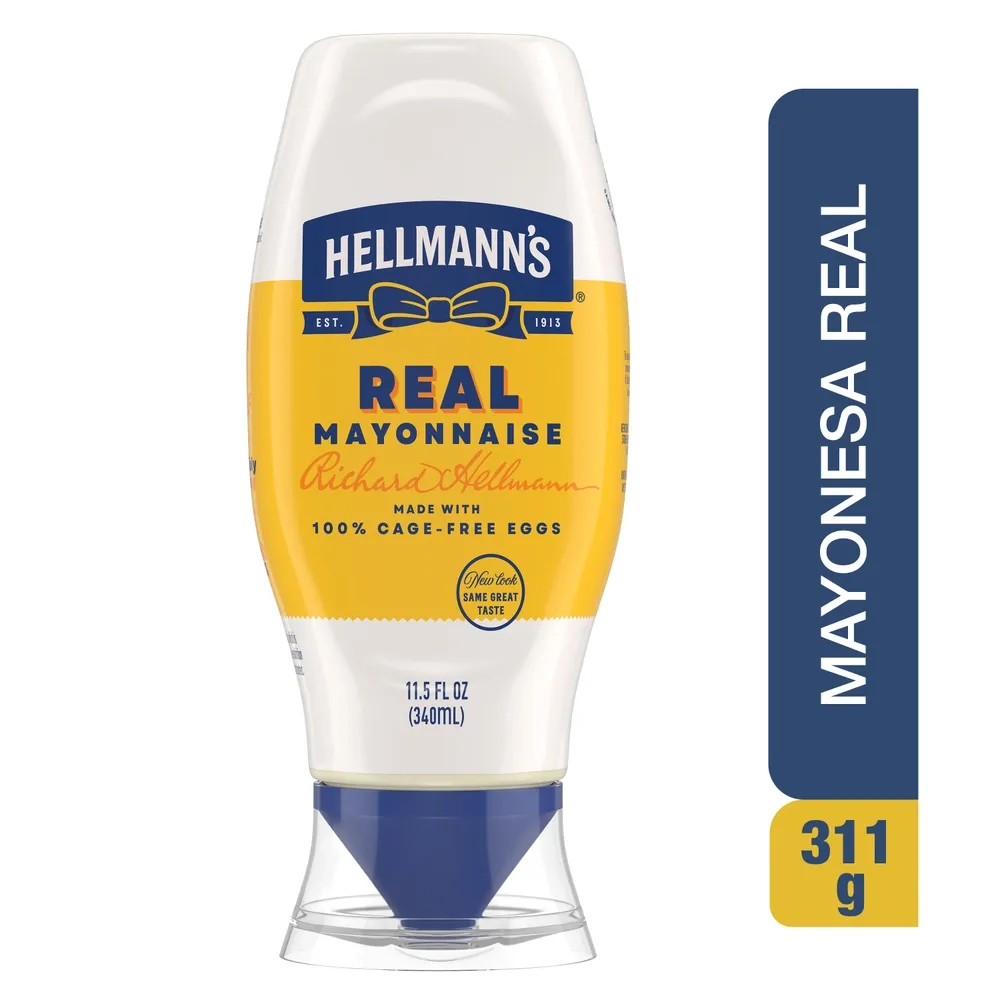 Mayonesa Hellmanns Real Squeeze - 311 g