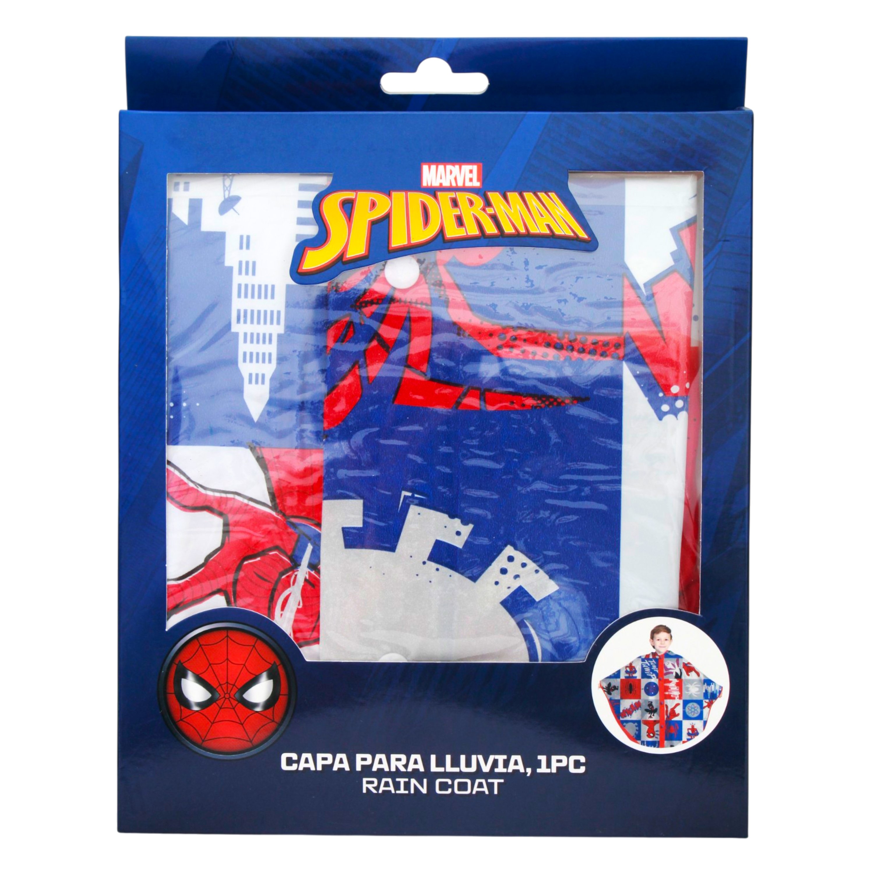 Impermeable Infatil Spiderman