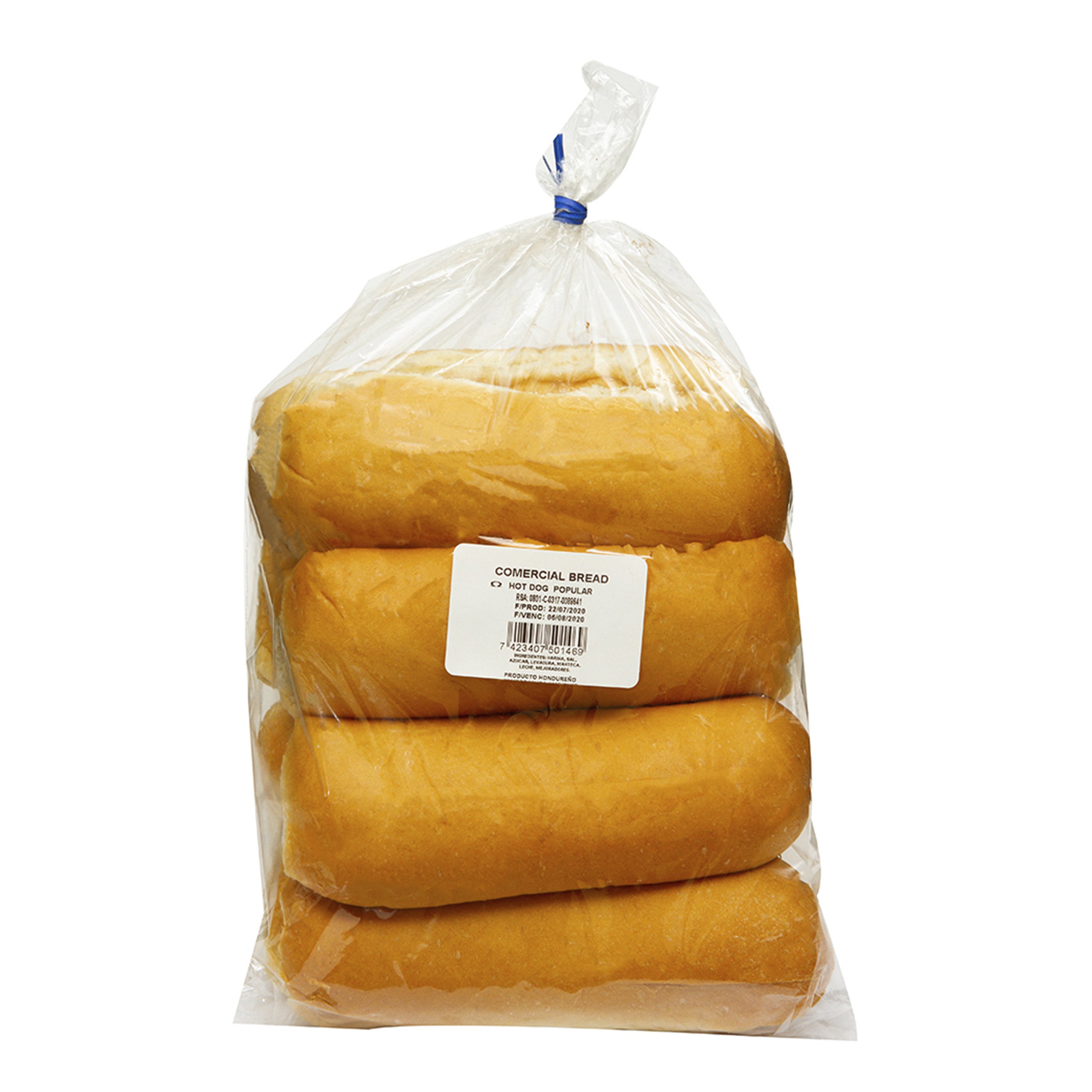 Pan Blanco Hot Dog - Unidad