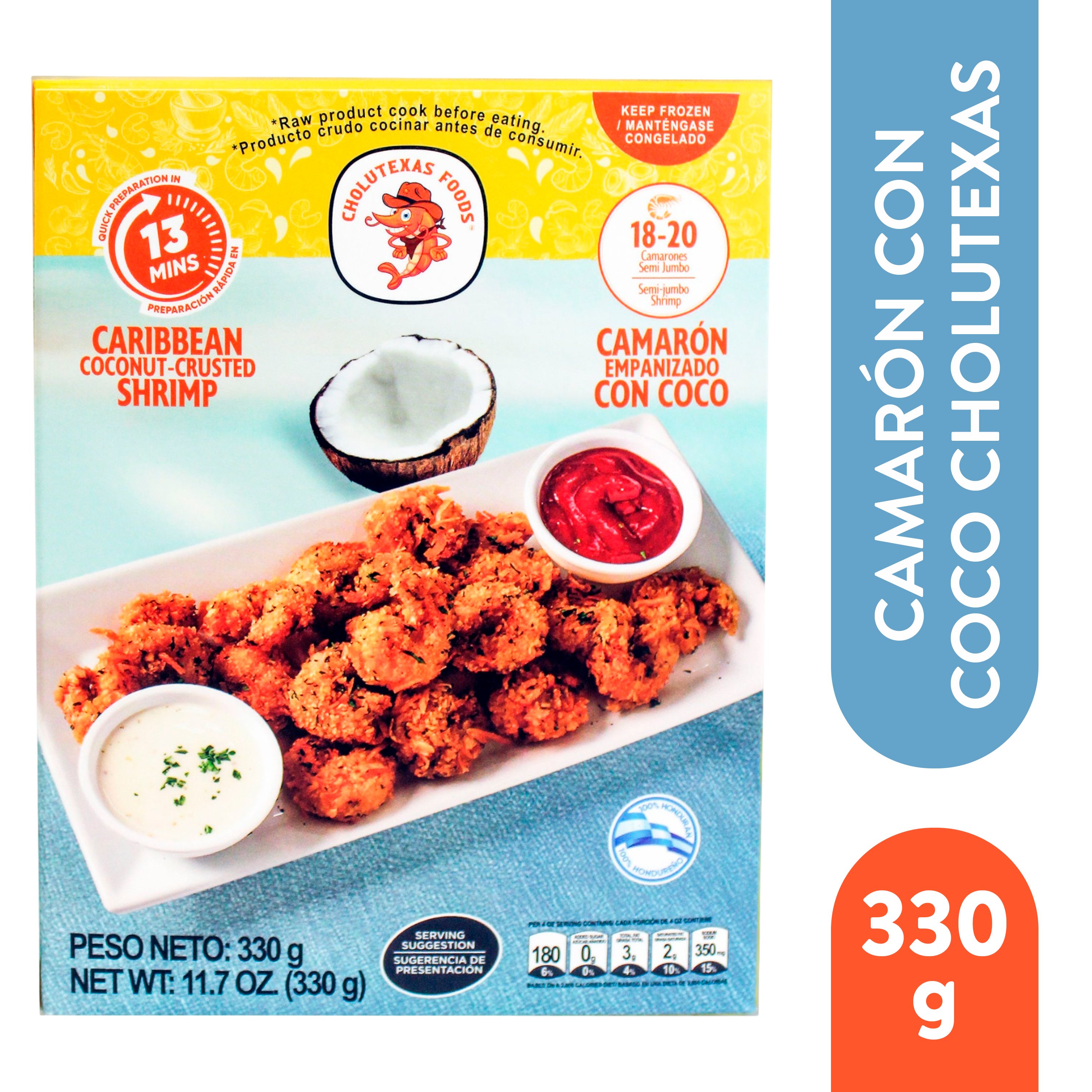 Camaron Con Coco Cholutexas 330 Gr