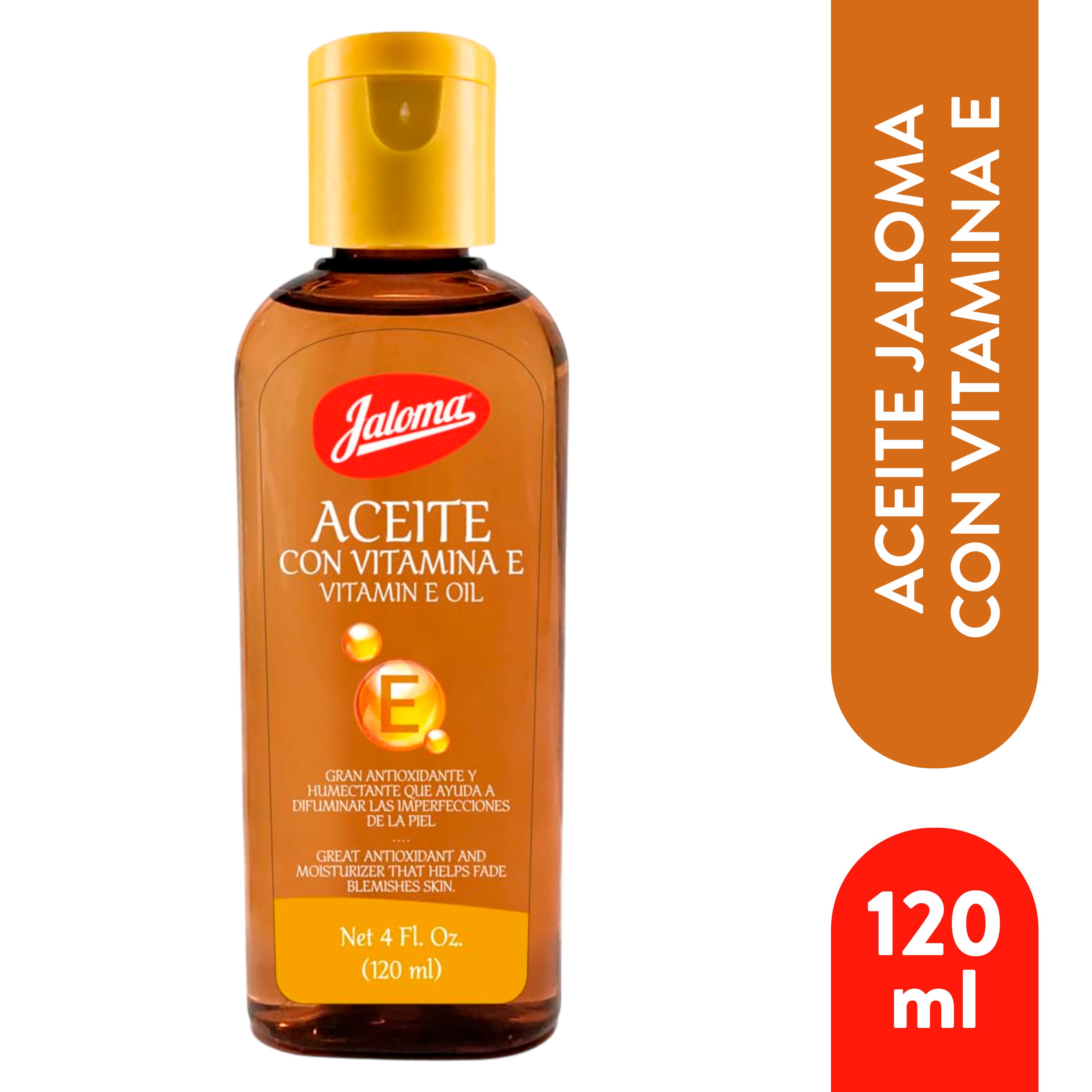 Aceite Con Vitamina E Jaloma - 120 ml-Precio indicado por crema especializada