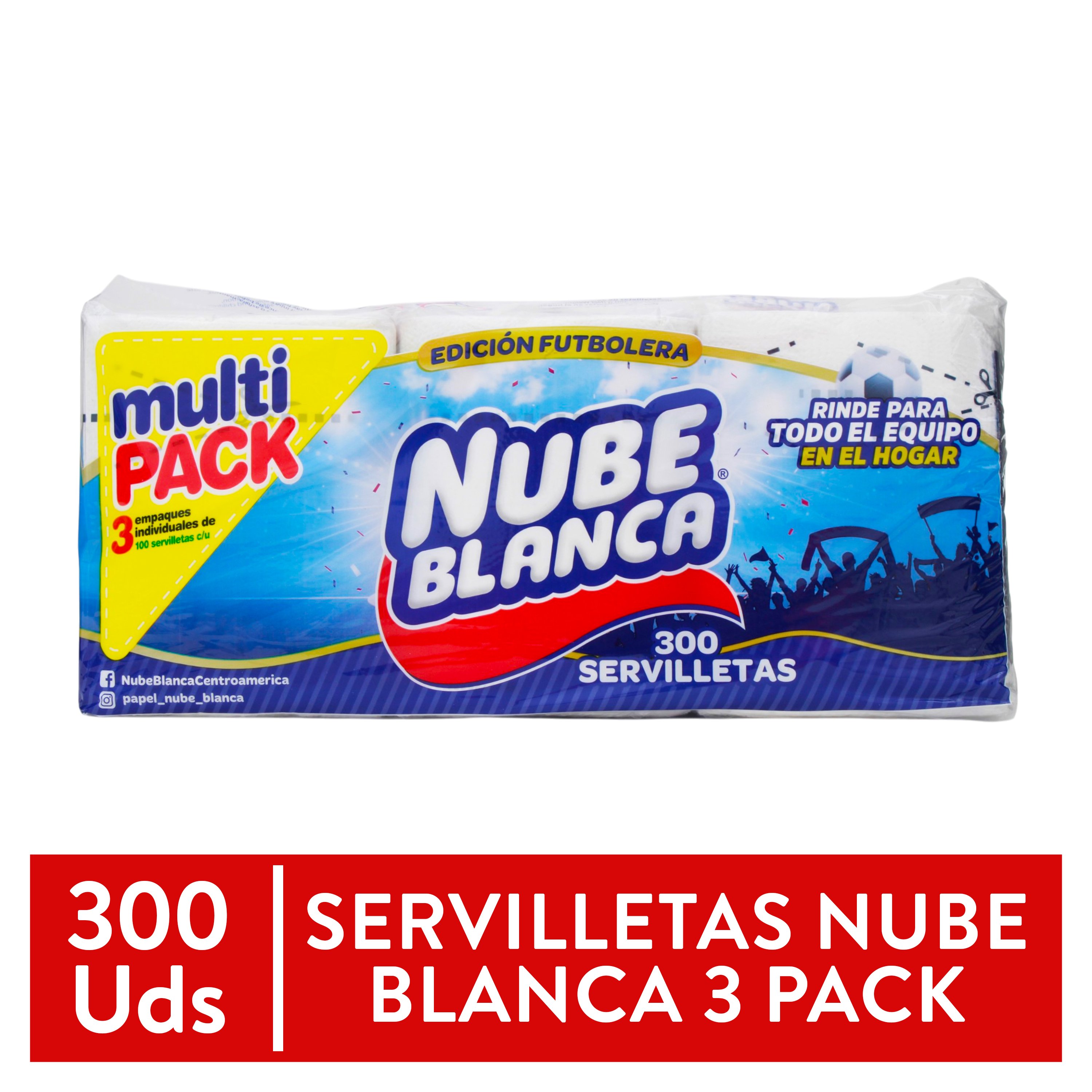 Servilleta Nube Blanca de Papel - 300 unidades