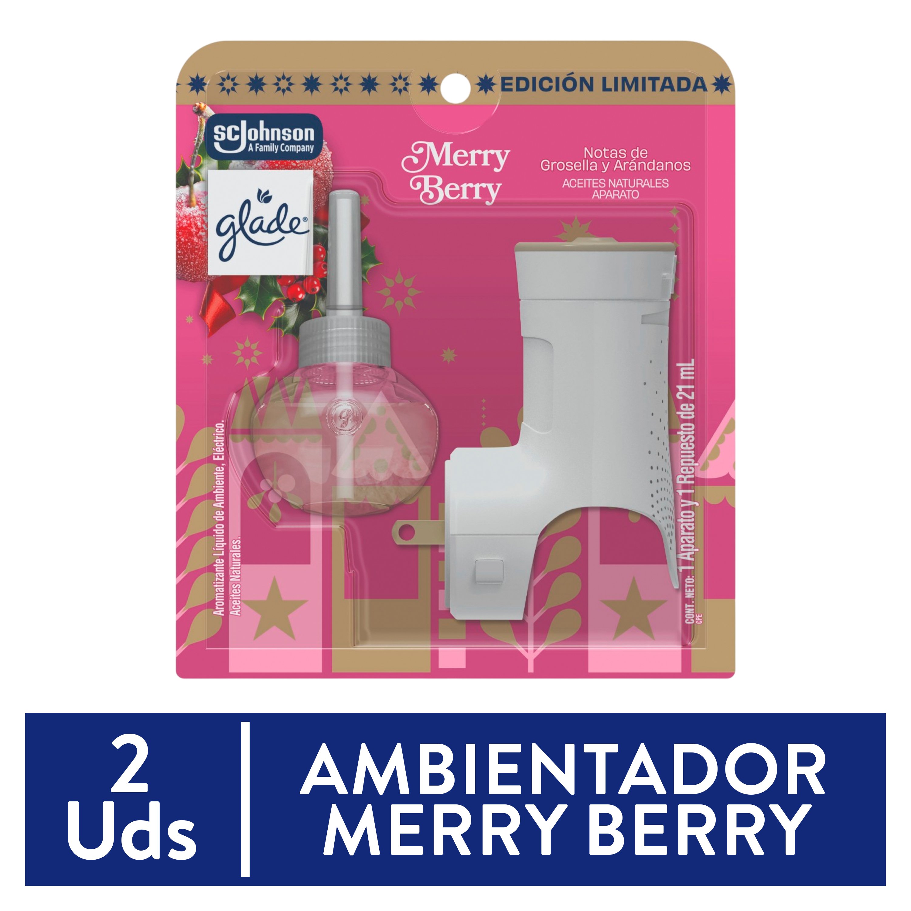Aparato Glade Merry Berry Edition 21ml