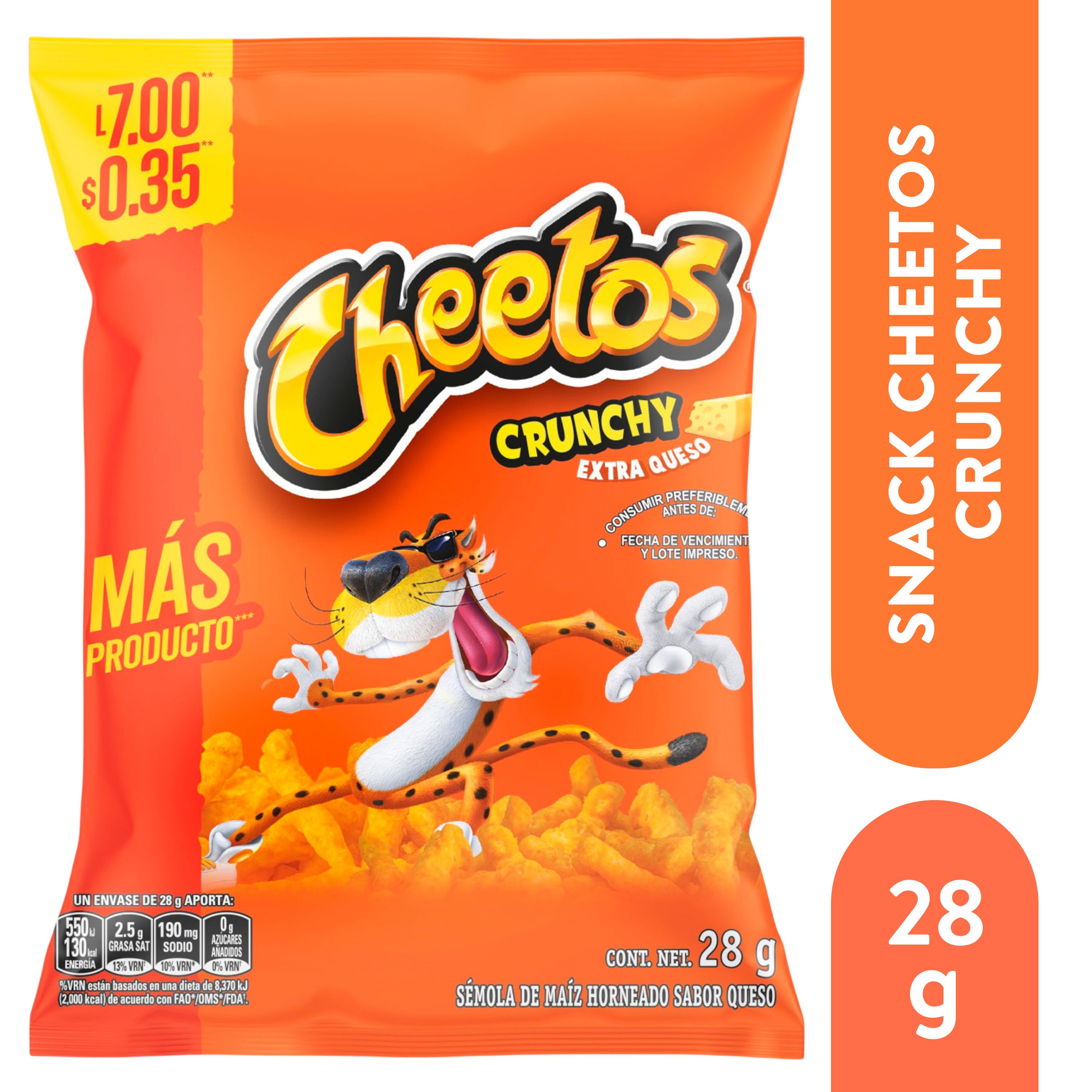 Snack Cheetos Crunchy - 28 g