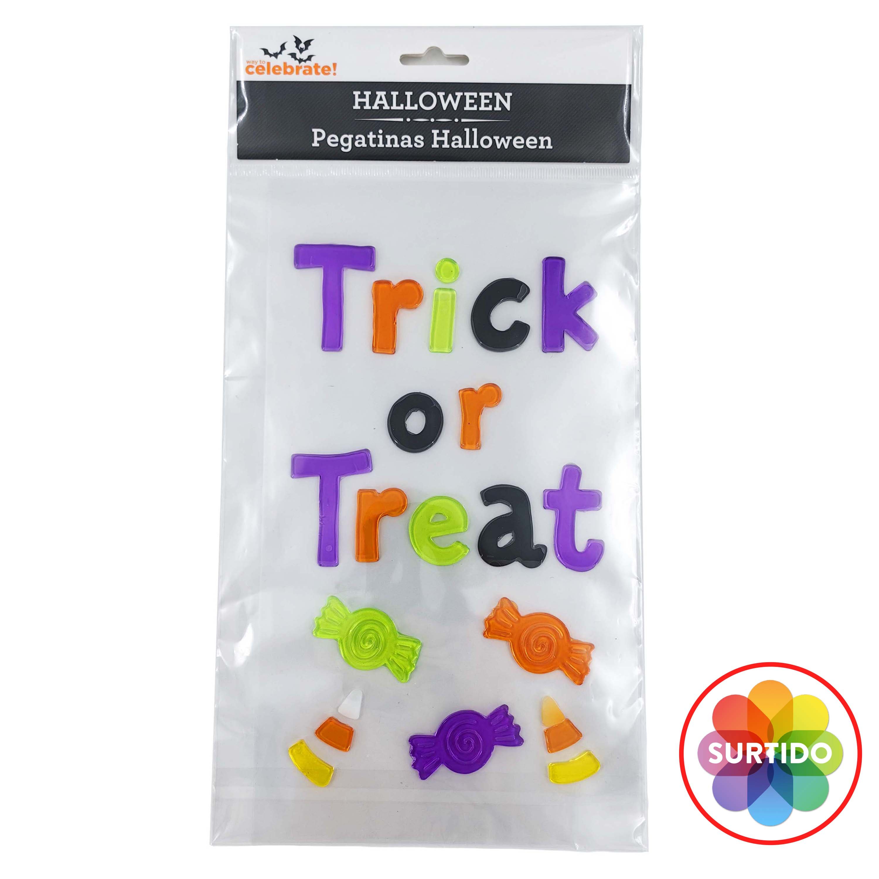 Pegatinas Way To Celebrate con diseños Halloween