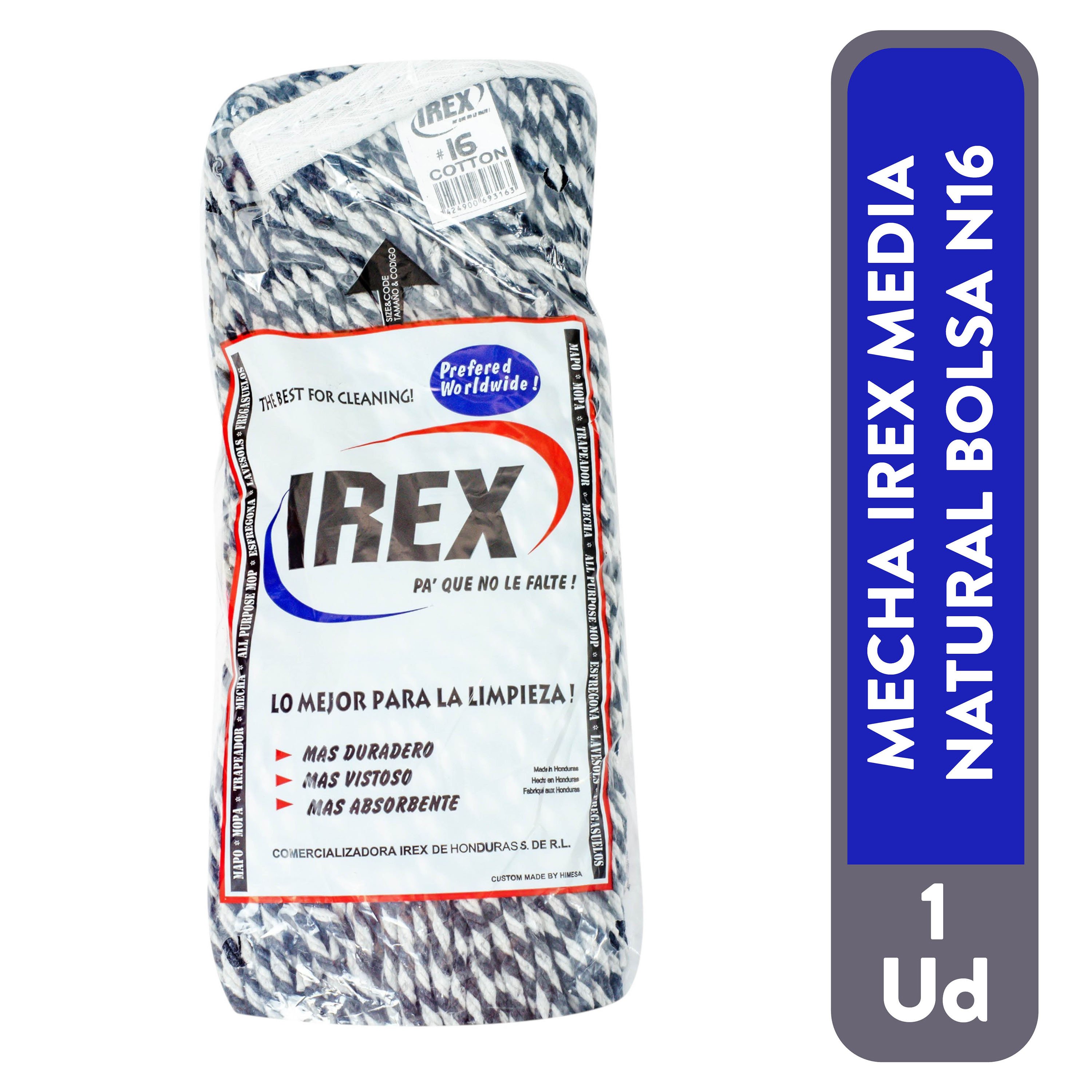 Mecha Irex Media Natural N16 - 1 Ud