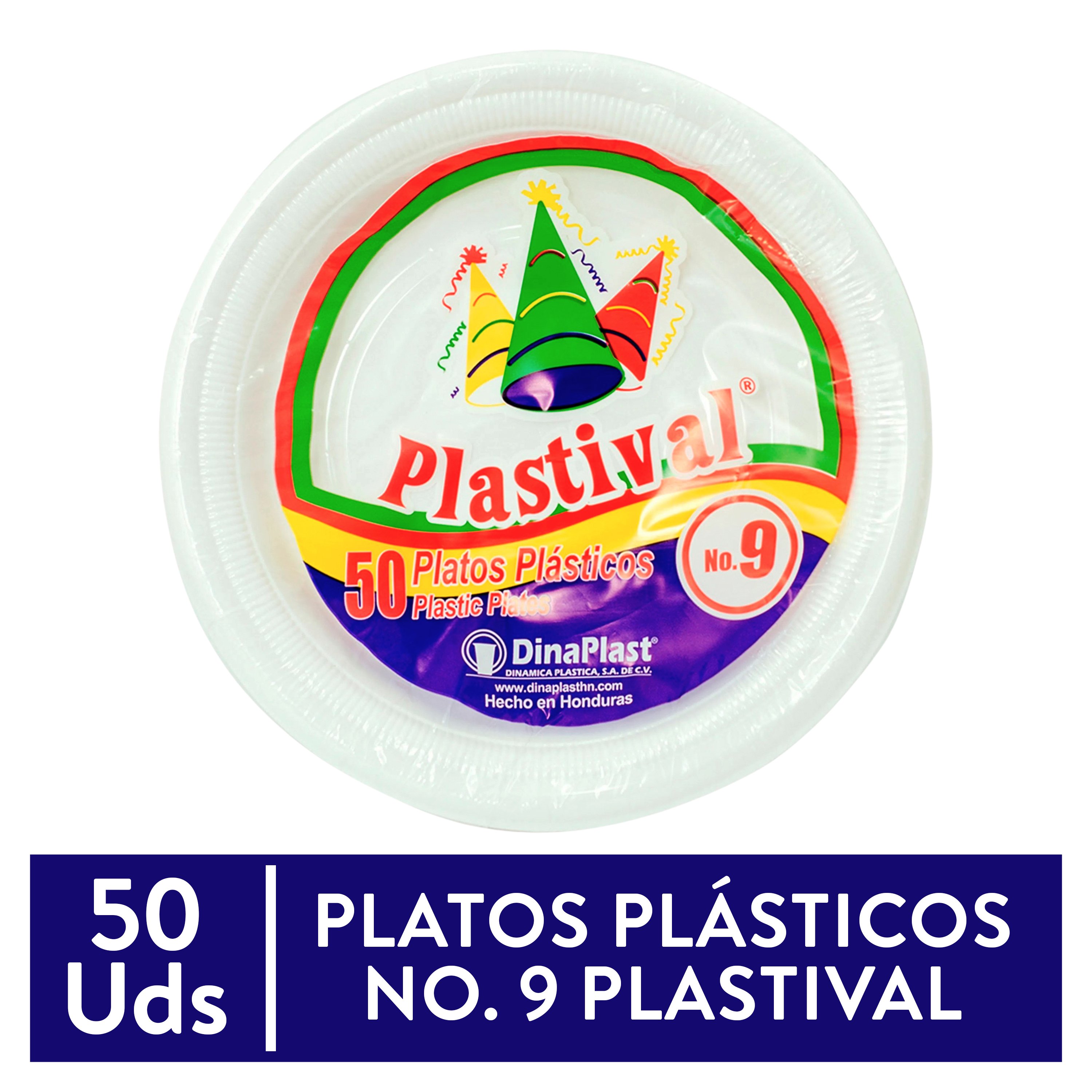 Platos Desechables Plastival N9 50 Ea