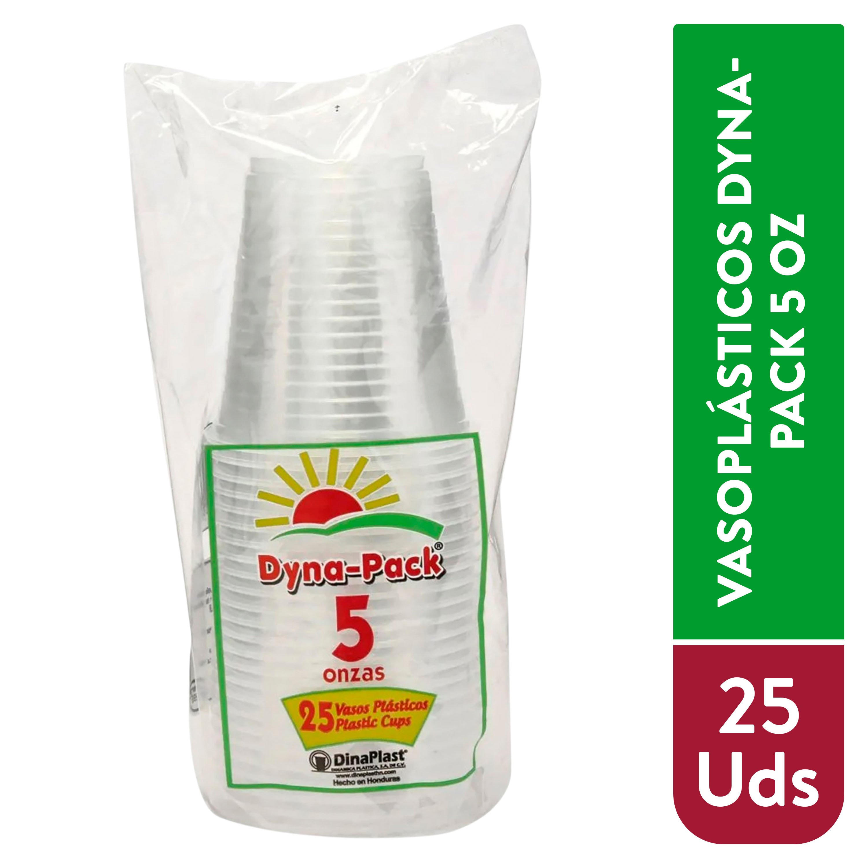 Vasos Dyna Pack Desechable N5 25 Ea