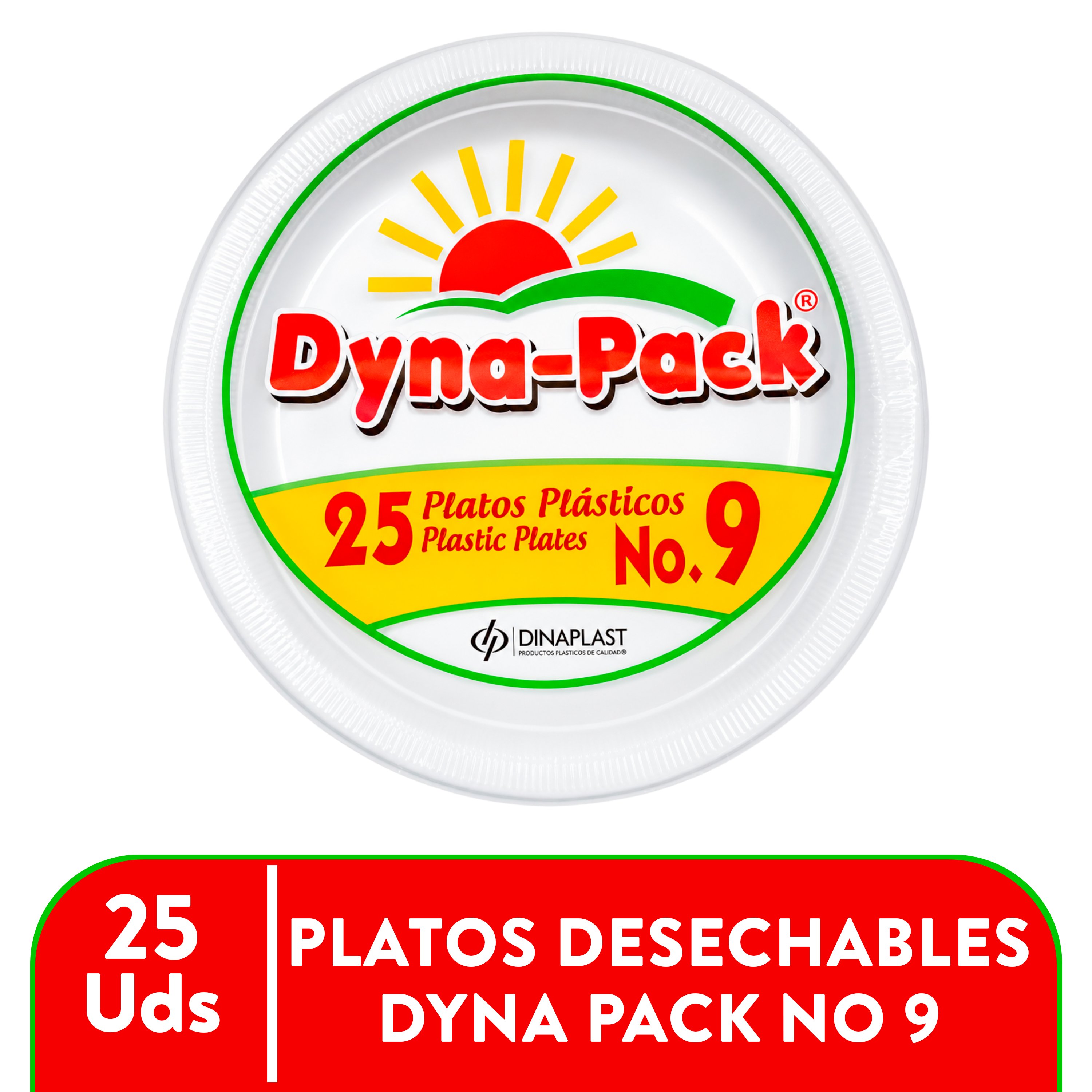 Platos Desechables Dyna Pack N9 25 Ea