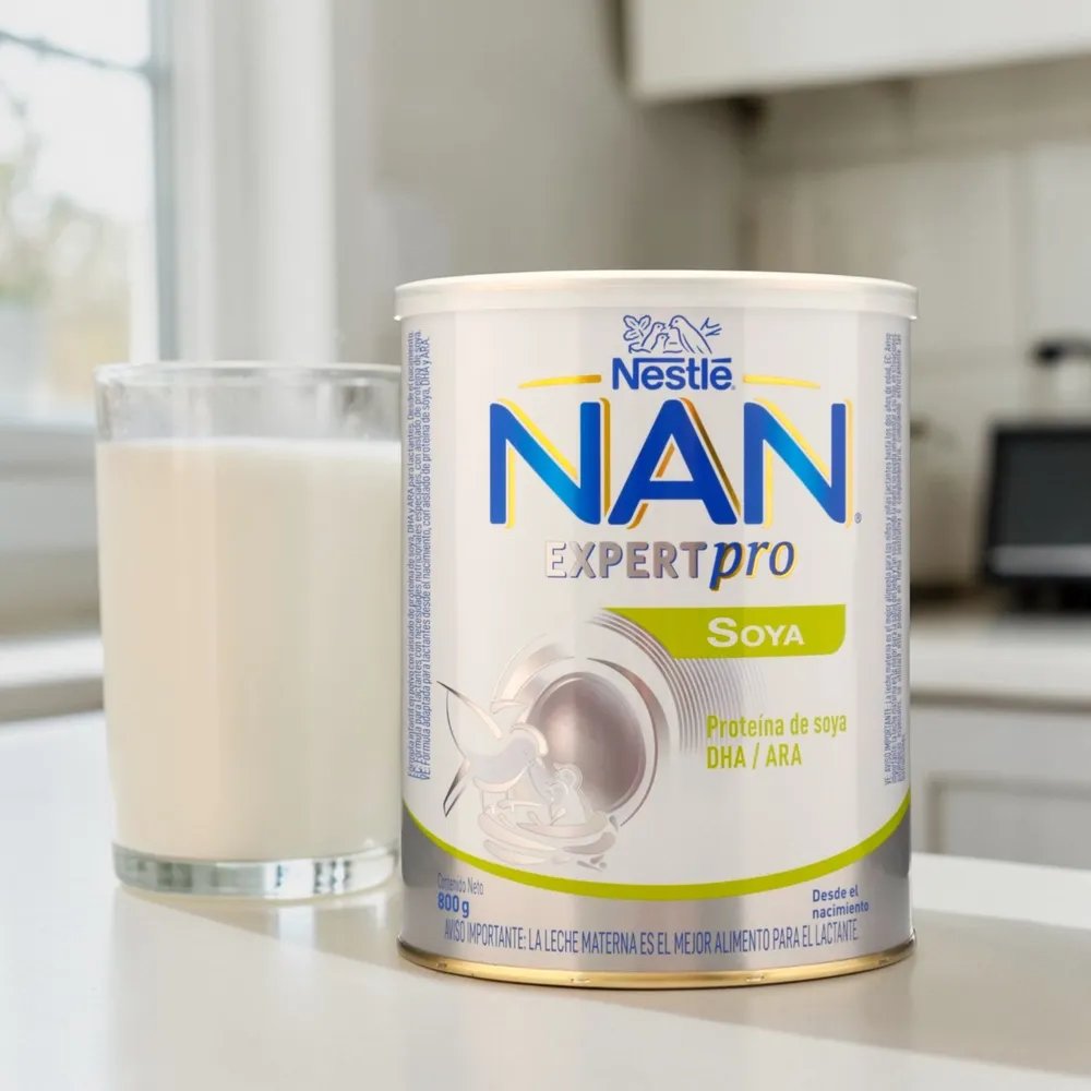 Nan Soya Formula Infantil 800g-Precio indicado por form.inf.base soya