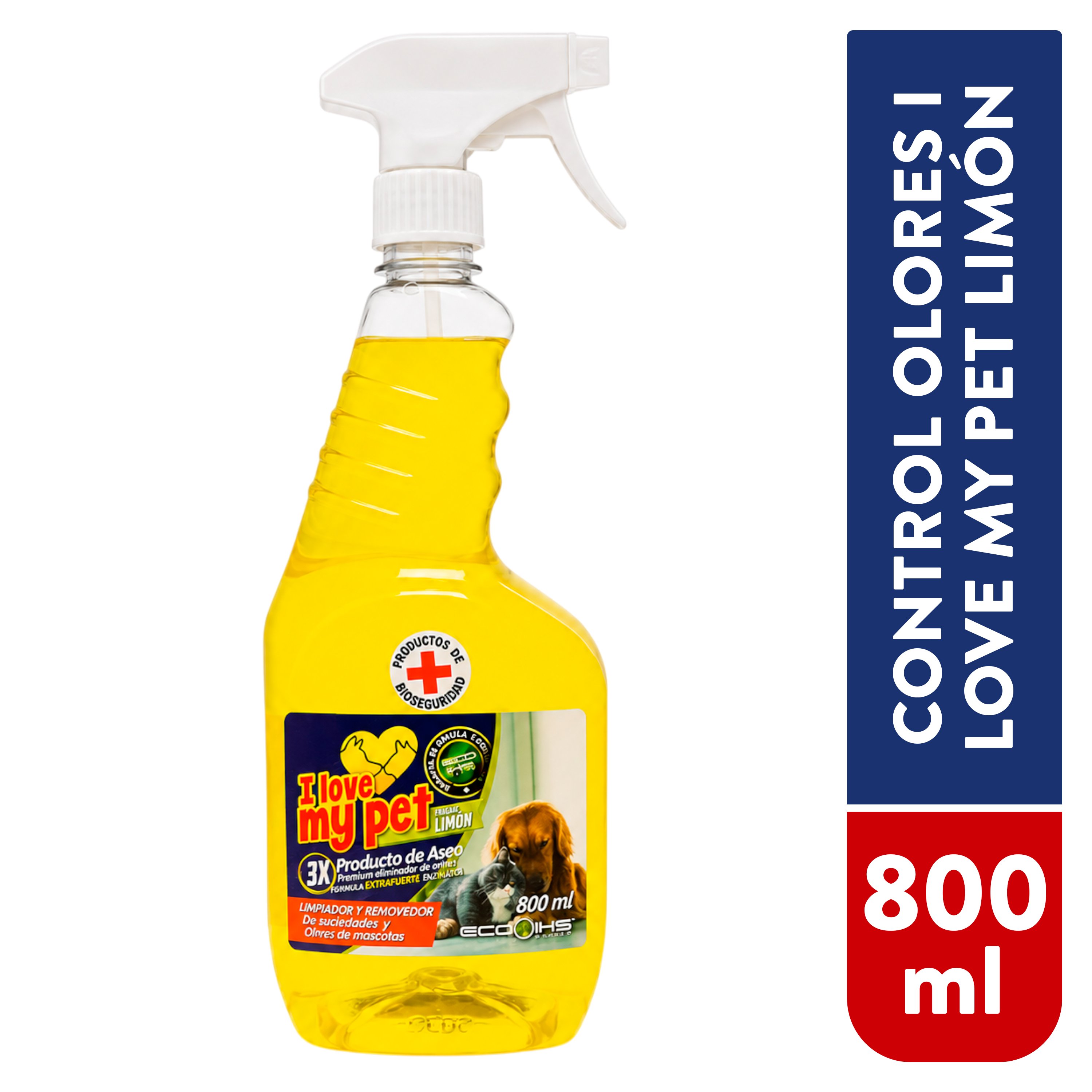 Control Olores I Love My Pet Limon 800Ml