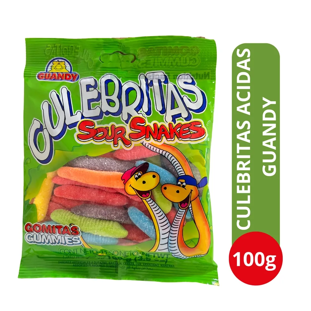 Gomitas Guandy Culebritas - 100 g