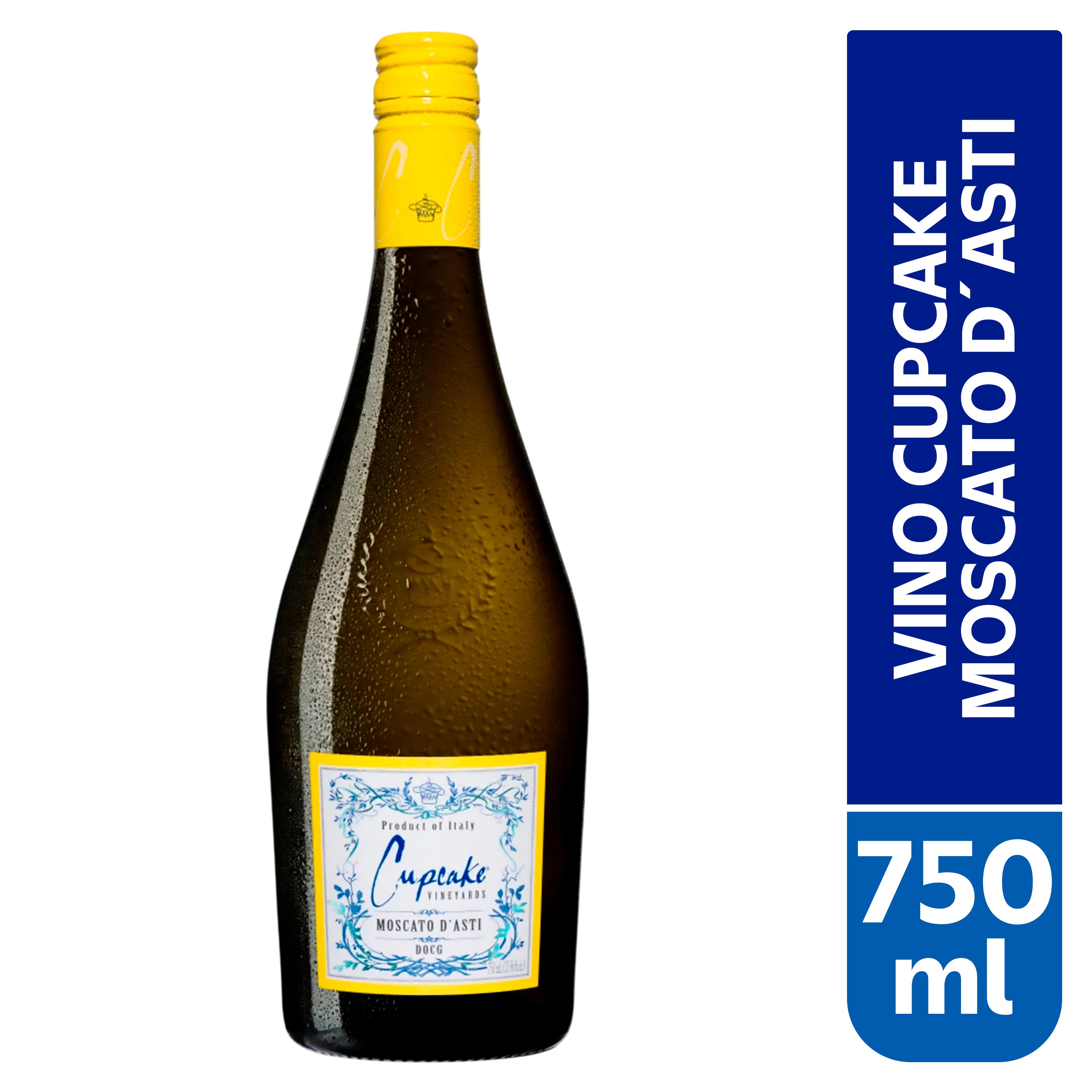 Cupcake Vino Blanco Moscato Dasti 750 Ml