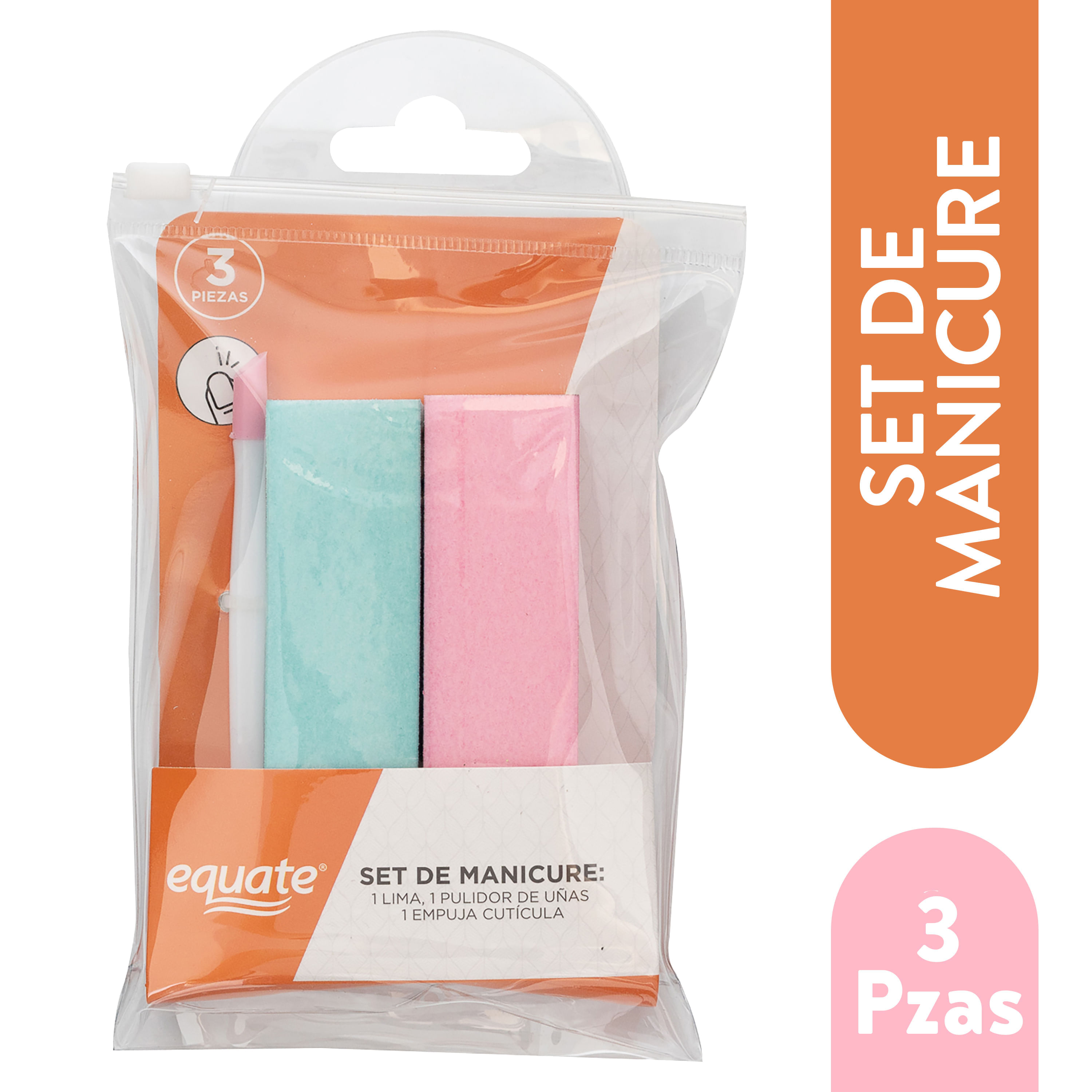 Set Manicure Equate 3 Piezas