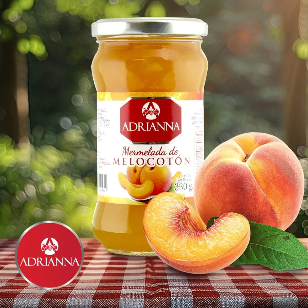Mermelada Adrianna de melocotón - 300 g