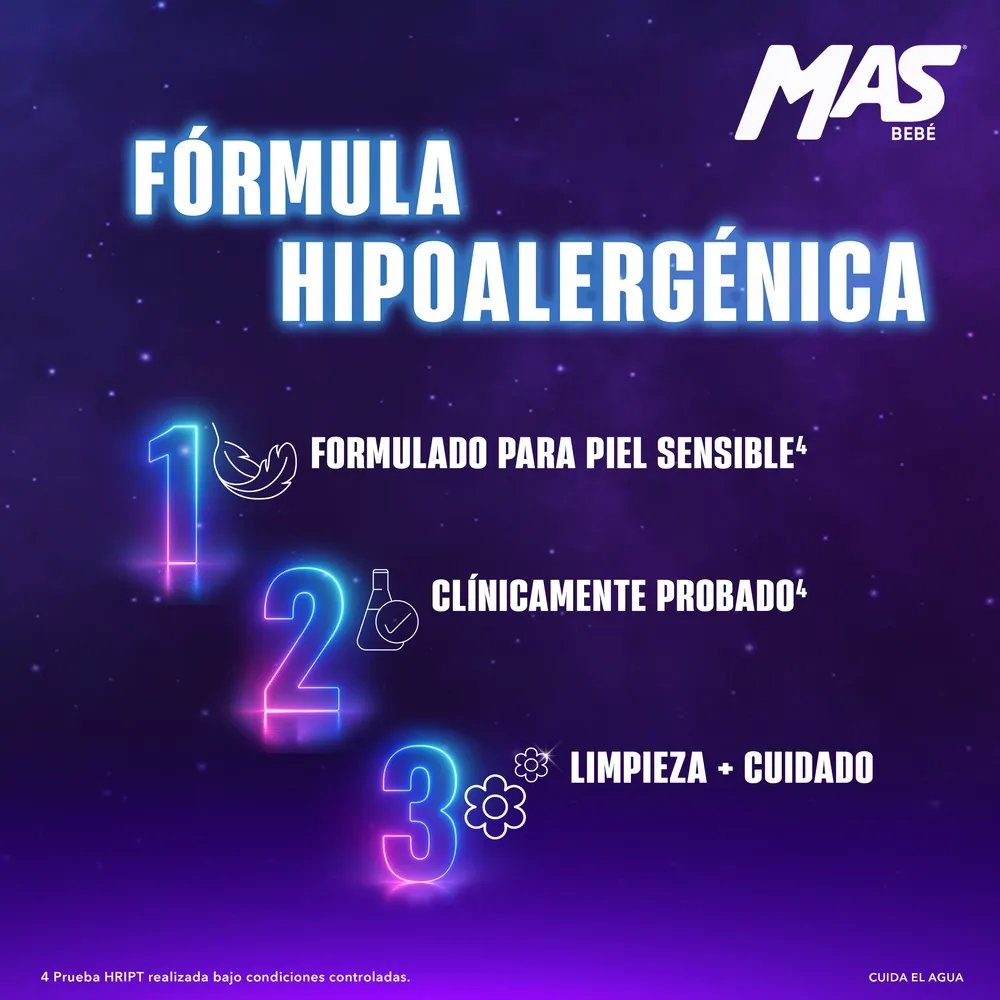 Detergente Mas Color liquido - 1830 ml